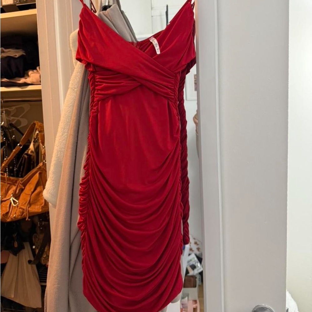 Lucy in the Sky Red Mini Dress
